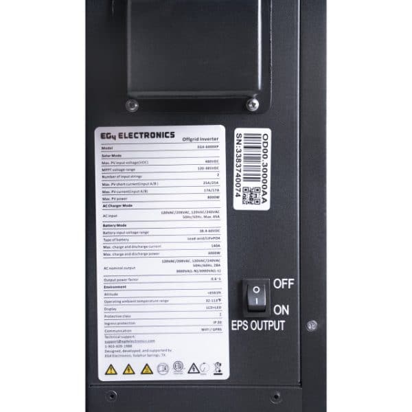 EG4 6000XP 48V 120/240V All In One Inverter - Image 8
