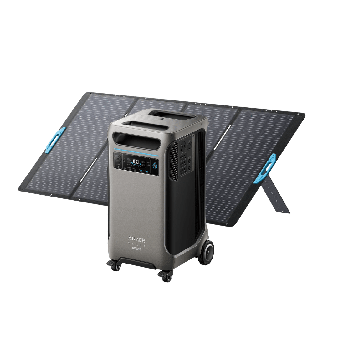Anker SOLIX F3800 Plus Portable Power Station+ 400W Solar Panel