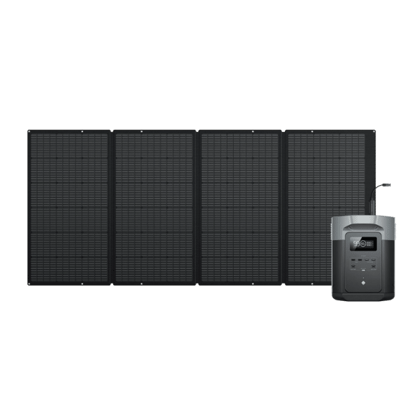 EcoFlow DELTA 2 Max + 1*400W Portable Solar Panel