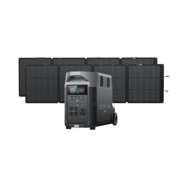 EcoFlow DELTA Pro + 2*220W Portable Solar Panel