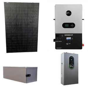 EG4 12K 12000XP w/14.58KW Array & 28.6KWH Storage Kit