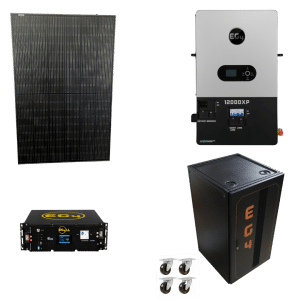 EG4 12K 12000XP w/14.58KW Array & 20.48KWH Storage Kit