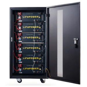 EG4 Enclosed Battery Rack for 6 w/Casters