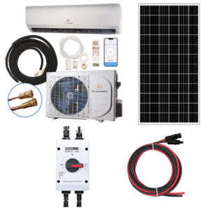 EG4 Solar 12K BTU Hybrid Minisplit Kit 1.58KW Solar Panels