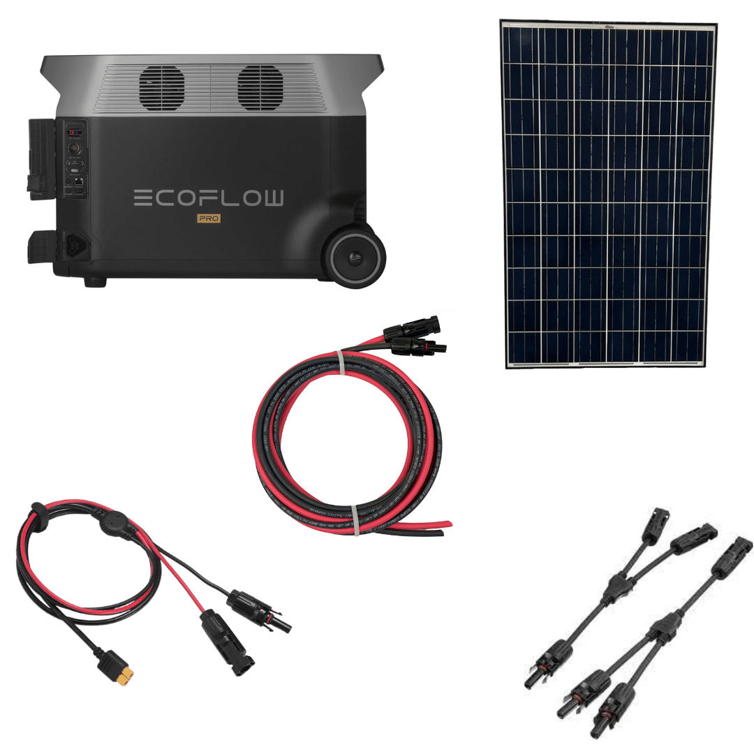 EcoFlow Câble adaptateur MC4 compatible à XT60 3.5 m