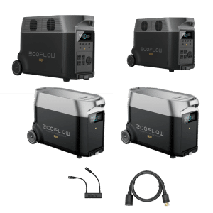 EcoFlow Delta Pro 14400WH 240V Power Generator Kit