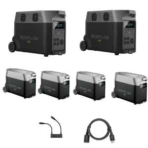 EcoFlow Delta Pro 21600WH 240V Power Generator Kit