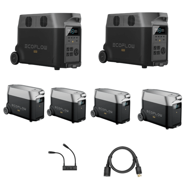 EcoFlow Delta Pro 21600WH 240V Power Generator Kit | SanTan
