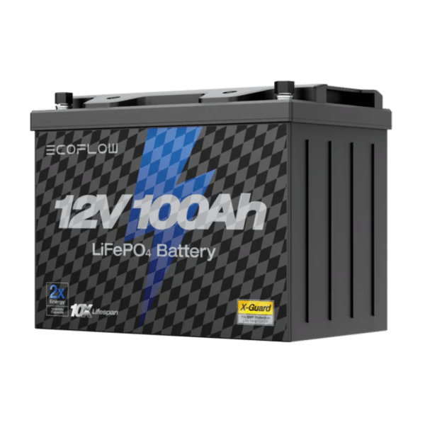 EcoFlow Lithium 12V 100Ah Deep Cycle LiFePO4 Battery - Image 2
