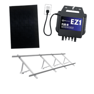 APsystems EZ1-LV 1,800W Plug-In Solar Kit | 4 × 450W Panels + EG4 BrightMount Ground Mount | Zero export Meter