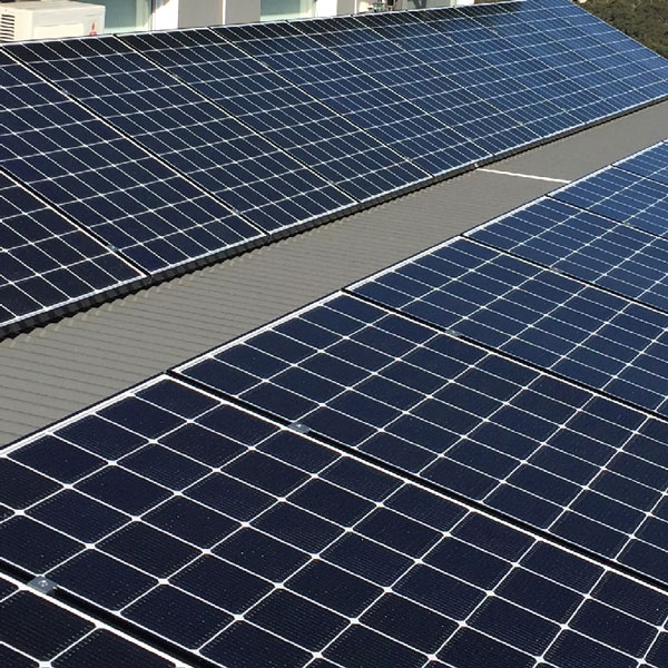 blue LG solar panels