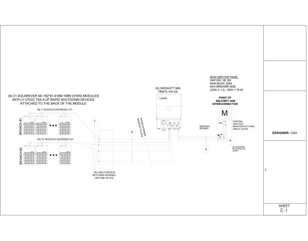 New Construction Grid Tie Plan Set With Stamping - Image 4