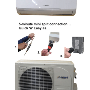 Airspool Solar Hybrid AC Unit w/ Heat Pump HS12 Quick 'n' Easy