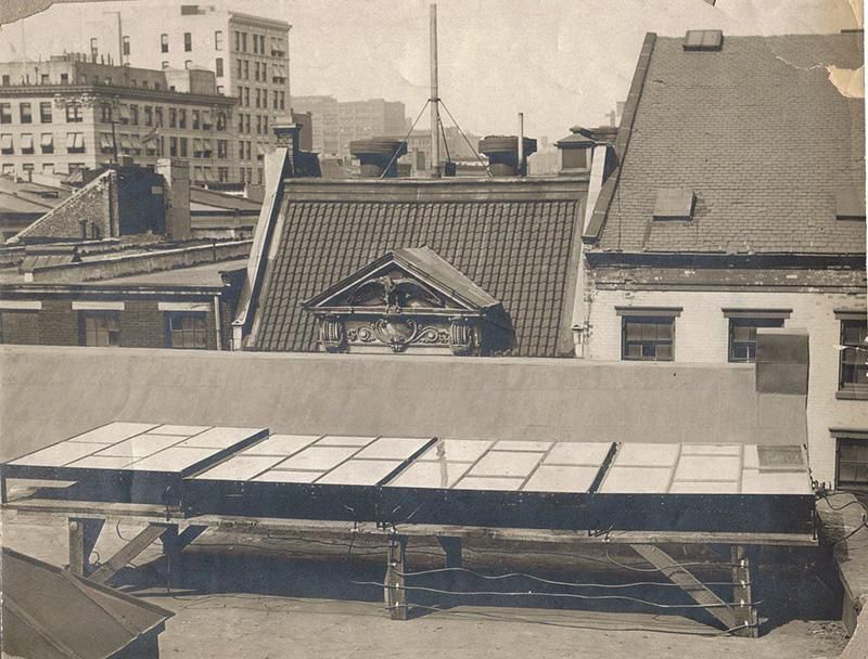 first solar array of solar panels